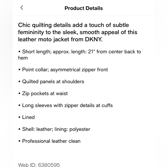 🚫SOLD DKNY Quilted Shoulder Leather Moto Jacket - Women’s black - Picture 2 of 15